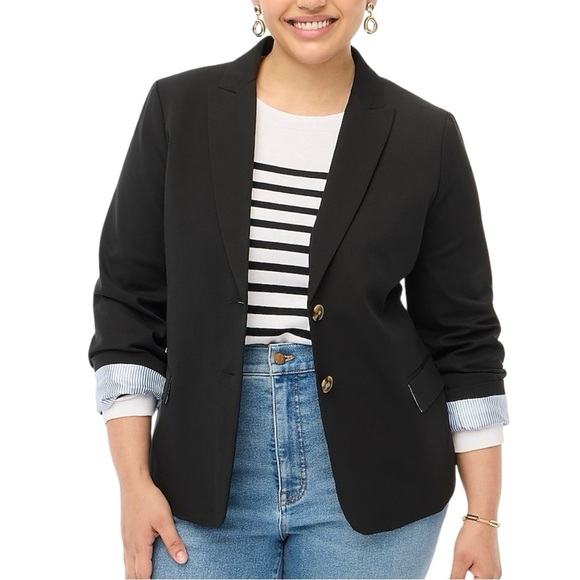 J CREW Schoolboy Two-Button Women’s Blazer Sz XS - Picture 4 of 7